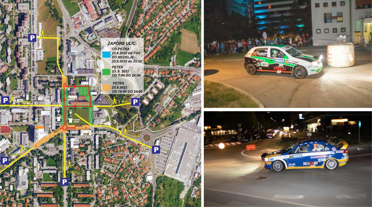 Il rally parte dal cuore di Nova Gorica, 91 auto alla gara in città